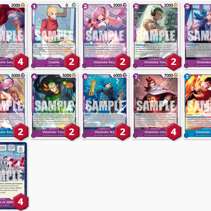 BASE REIJU OP06: 40 CARTAS + LIDER (02/03 - 08/03) 1