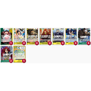 BASE TRAFALGAR LAW OP10: 25 CARTAS + LIDER (02/03 - 08/03)