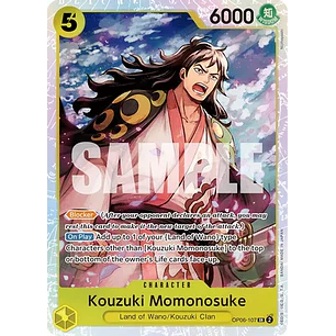 006107 OP06-107 Kouzuki Momonosuke (Reprint) PLAY SET (02/03 - 08/03)