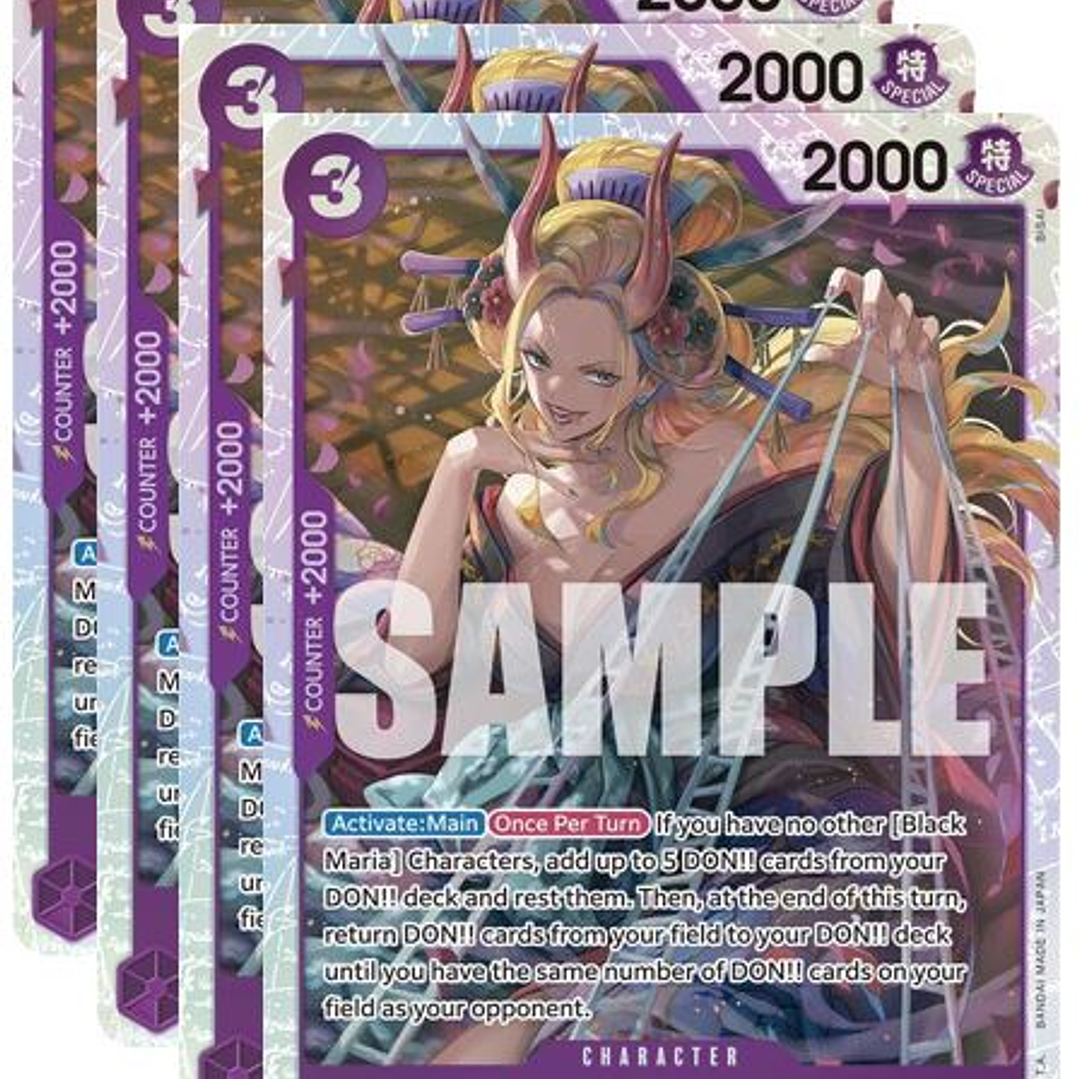 008074 OP08-074 Black Maria (Reprint) PLAY SET (02/03 - 08/03) 1