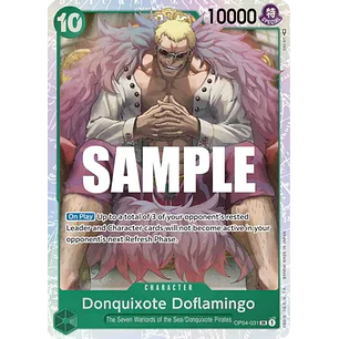 004031 OP04-031 Donquixote Doflamingo (Reprint) PLAY SET (02/03 - 08/03)