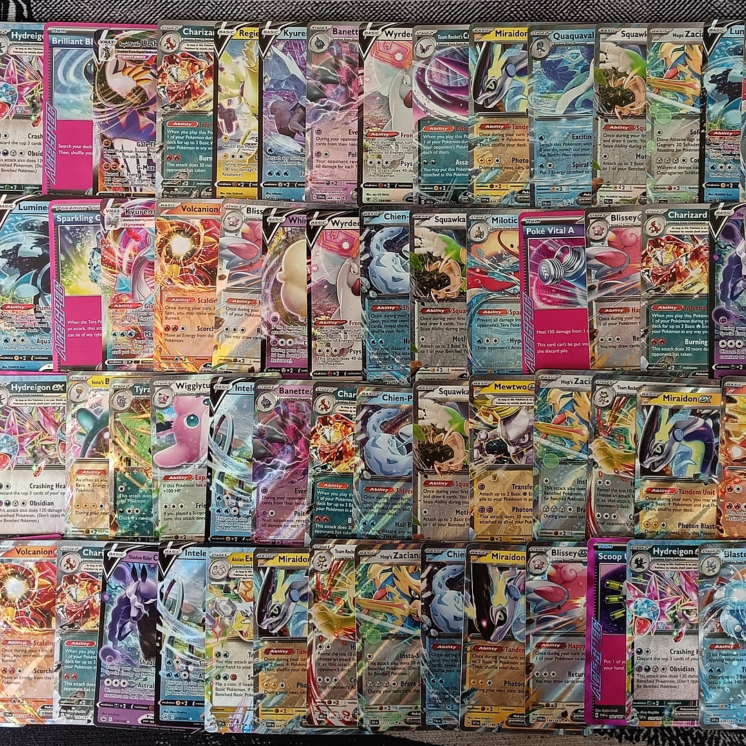 LOTE 1: 100 CARTAS POKEMON CUADRO DE REGLA (02/03 - 08/03) 1