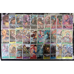LOTE 6: 30 CARTAS DIFERENTES SR ONE PIECE (02/03 - 08/03)