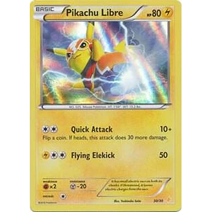 Pikachu Libre - 30/30 - Holo - NM
