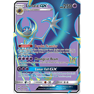 Lunala GX (Full Art) - SM Base Set (SM01) - LP
