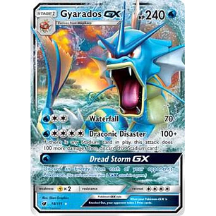 Gyarados GX - SM - Crimson Invasion (SM04) - NM