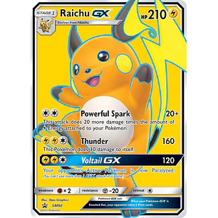 Raichu GX - SM90 - PROMO - NM