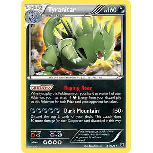 Tyranitar - 56/124 - Holo Foil - NM