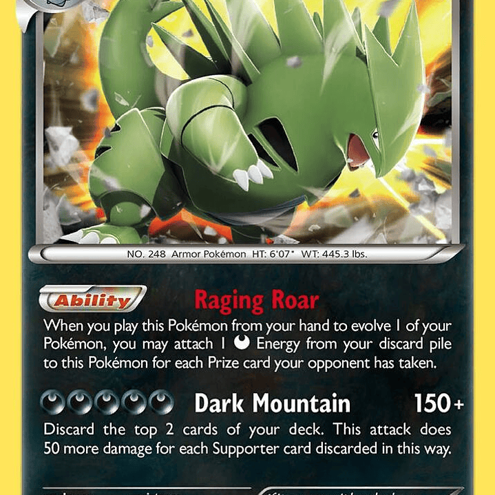 Tyranitar - 56/124 - Holo Foil - NM 1