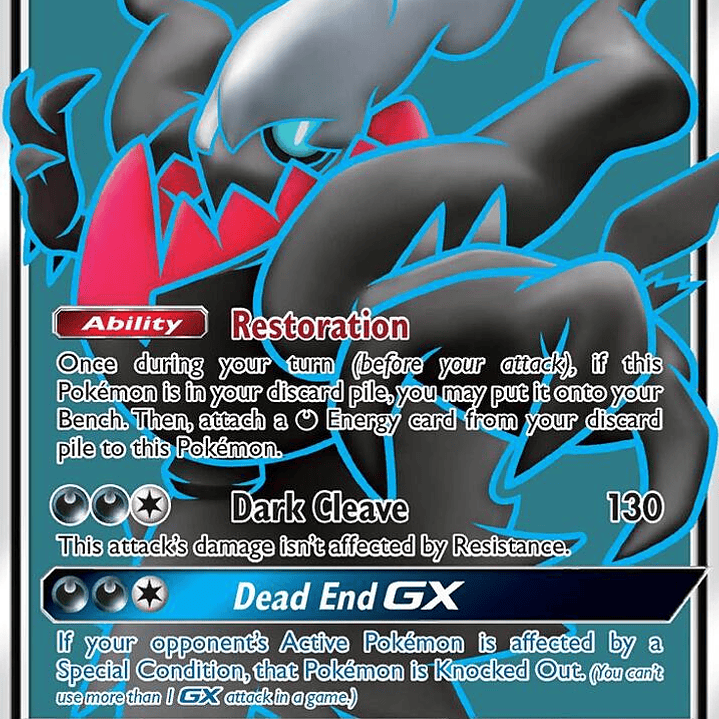 Darkrai GX (Full Art) - 139/147 - MP 1