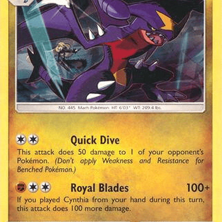 Garchomp - 99/156 - Cracked Ice Holo - LP 1