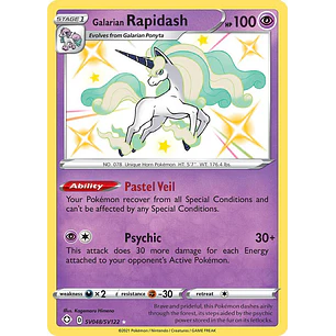 Galarian Rapidash - Shining Fates - SV048/SV122 - LP