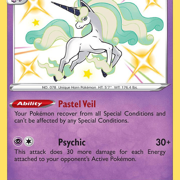 Galarian Rapidash - Shining Fates - SV048/SV122 - LP 1
