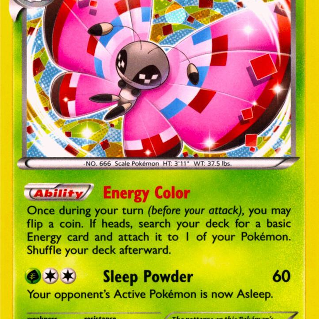 Vivillon - 15/162 - Cosmos Holo - LP 1