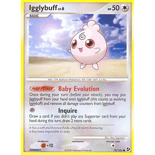Igglybuff - 70/106 - Great Encounters - Reverse Holofoil - LP