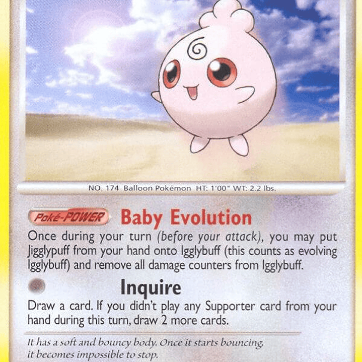 Igglybuff - 70/106 - Great Encounters - Reverse Holofoil - LP 1