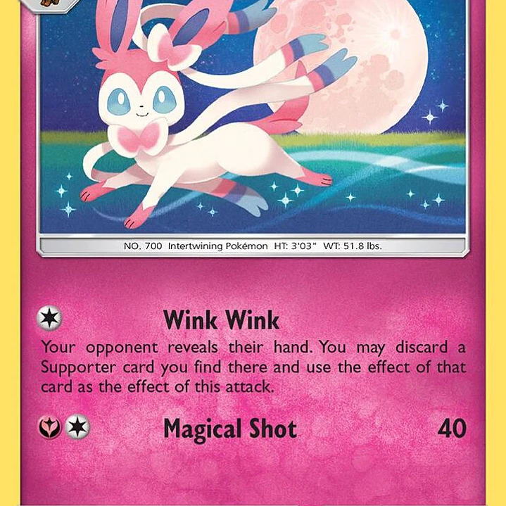 Sylveon - 87/131 - Forbidden Light - Reverse Holofoil - LP 1
