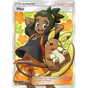 Hau (Full Art) - 144/145 - Guardians Rising - NM