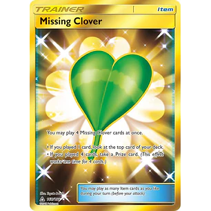 Missing Clover - 168/156 - Secret Rare - LP