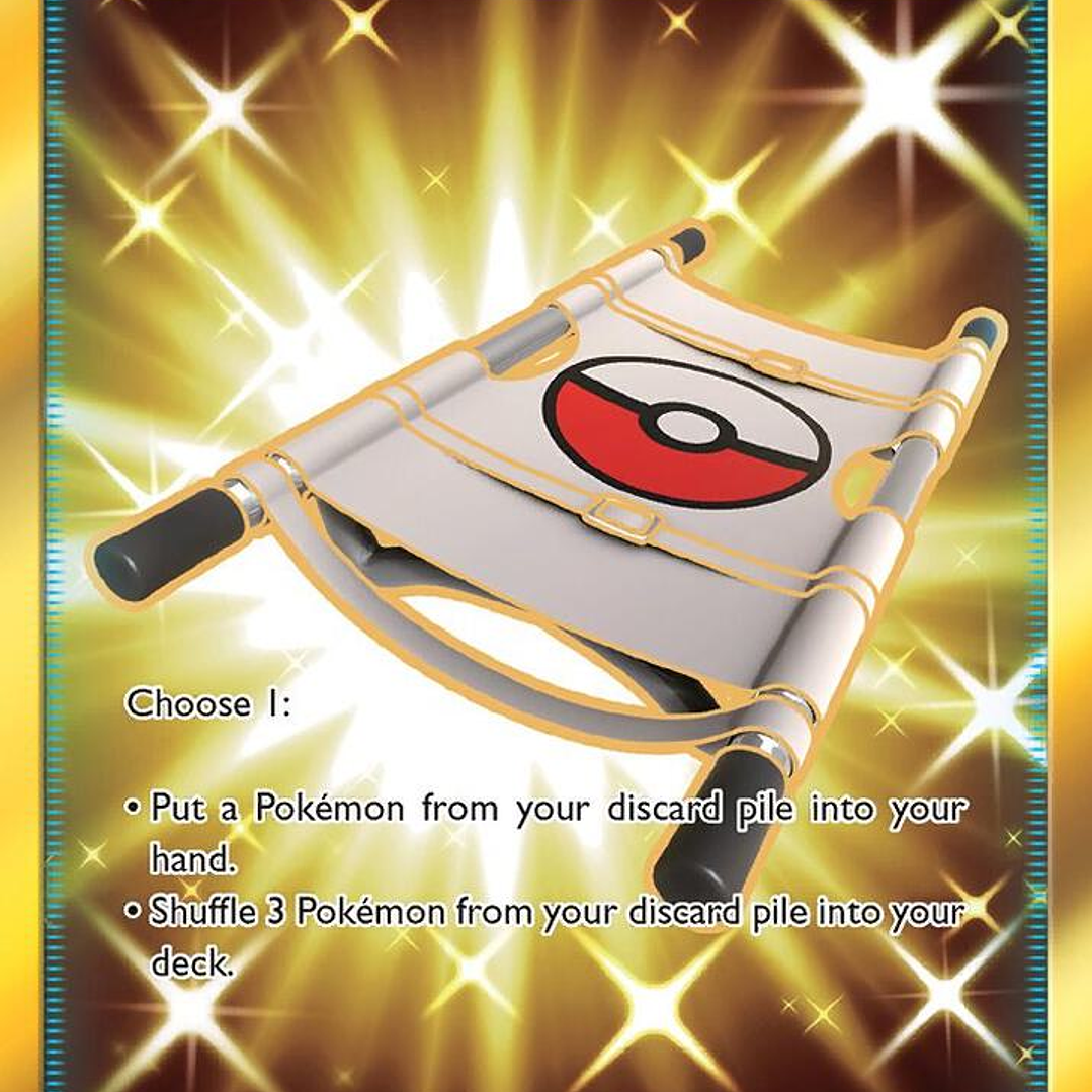 Rescue Stretcher (Secret) - 165/147 - Burning Shadows - LP 1