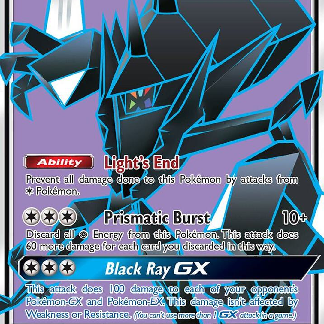 Necrozma GX (Full Art) - 134/147 - Burning Shadows - LP 1