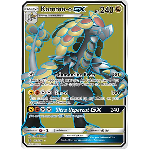 Kommo-o GX (Full Art) - 141/145 - Guardians Rising - LP