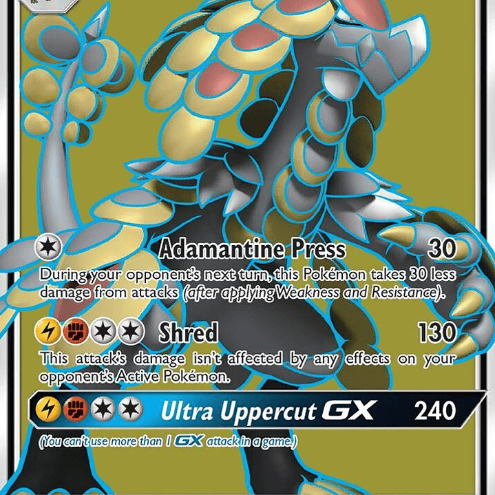 Kommo-o GX (Full Art) - 141/145 - Guardians Rising - LP 1