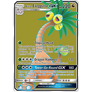 Alolan Exeggutor GX (Full Art) - 107/111 - Crimson Invasion - MP