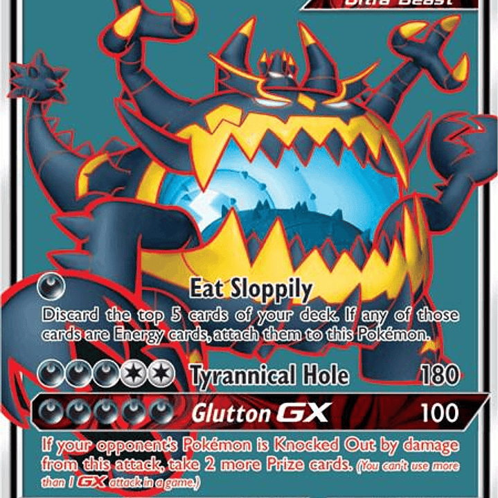 Guzzlord GX (Full Art) - 105/111 - Crimson Invasion - NM 1