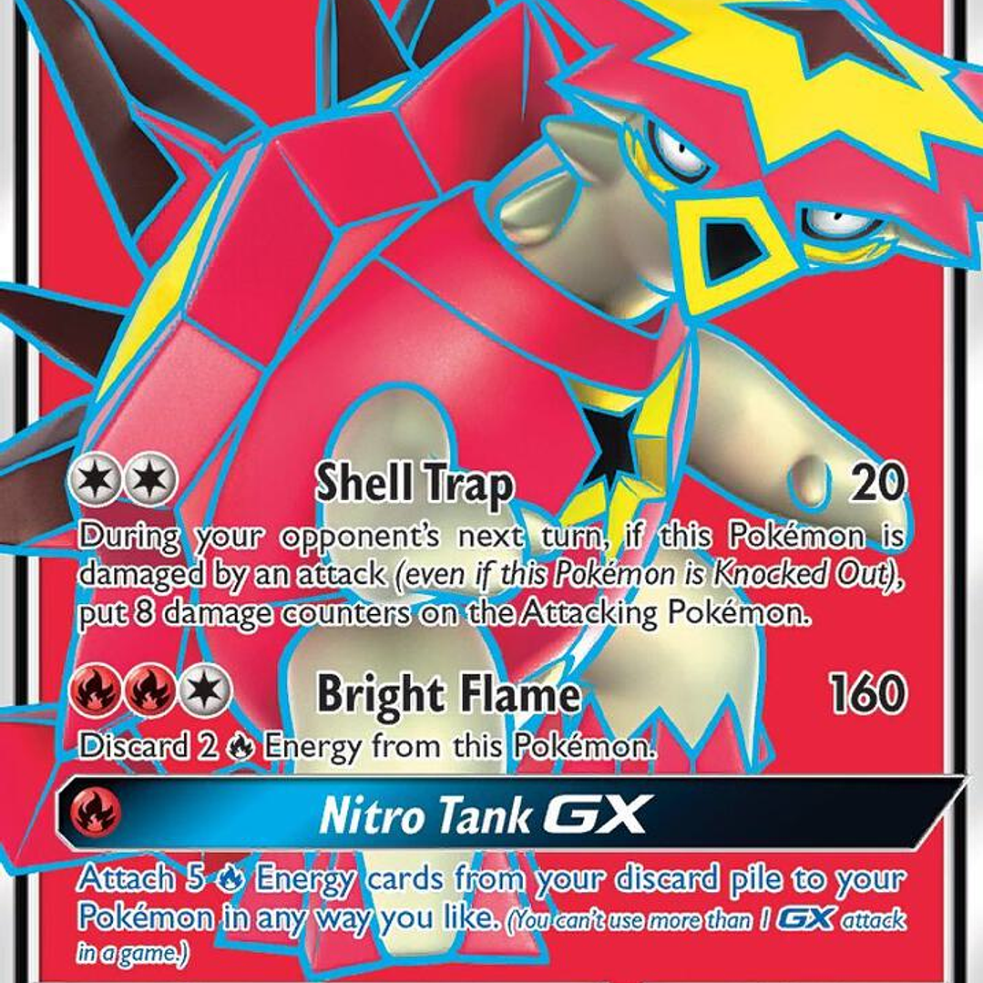 Turtonator GX (Full Art) - 131/145 - Guardians Rising - LP - Español 1