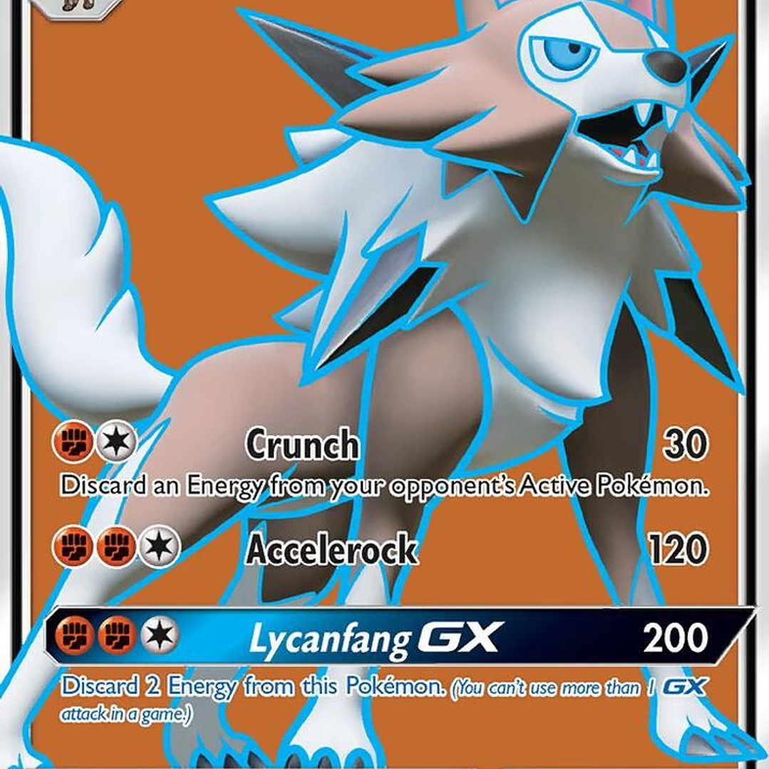 Lycanroc GX (Full Art) - 136/147 - Burning Shadows - NM 1