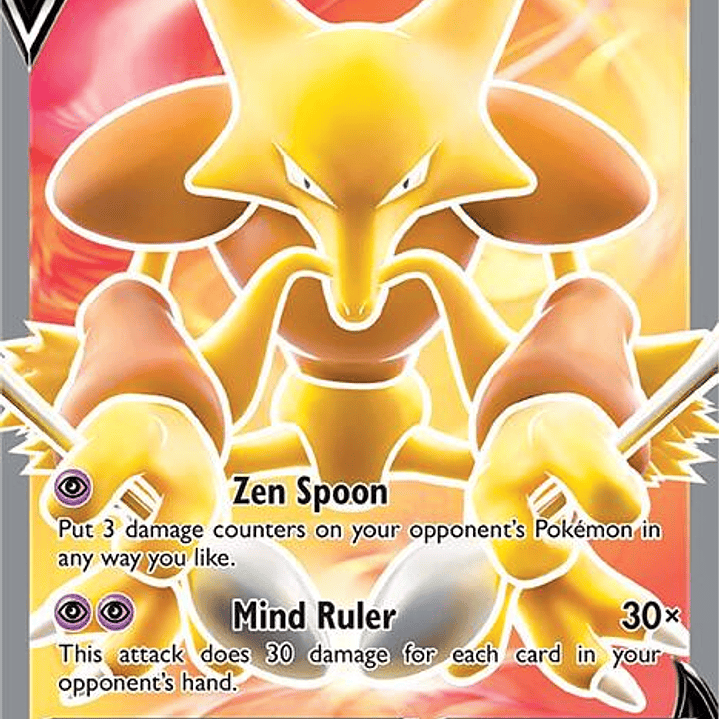 Alakazam V (Full Art) - 172/185 - Vivid Voltage - NM 1