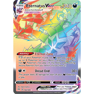 Eternatus VMAX (Secret) - 192/189 - Darkness Ablaze - NM