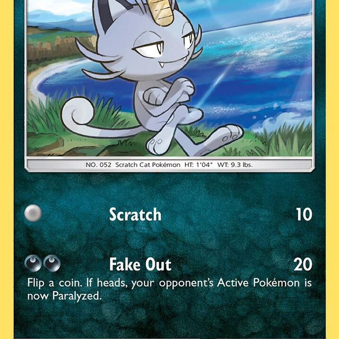 Alolan Meowth - SM43 - NM 1