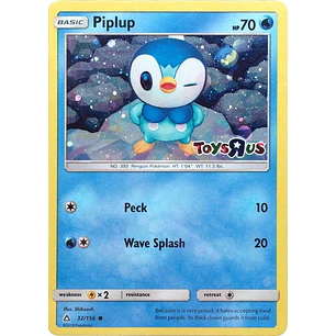 Piplup - 32/156 - Toys R Us - LP
