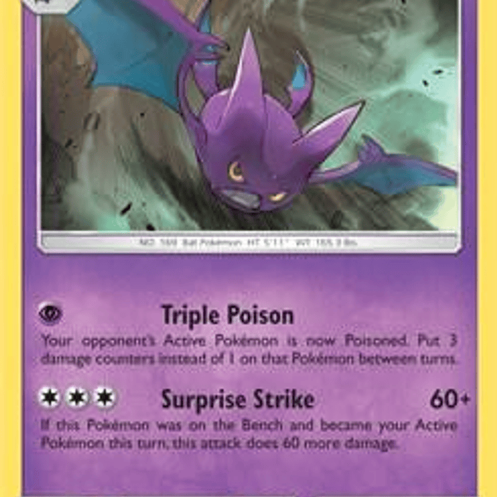 Crobat - 56/149 - Cosmos Holo - LP 1