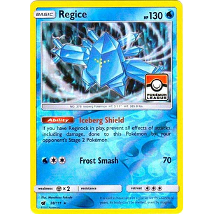 Regice - 28/111 - Pokemon League - LP