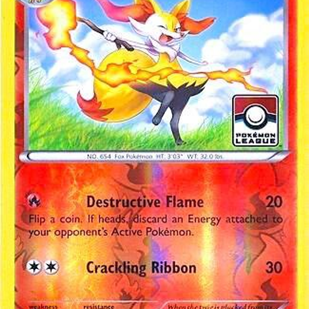 Braixen - 12/124 - Pokemon League - LP 1