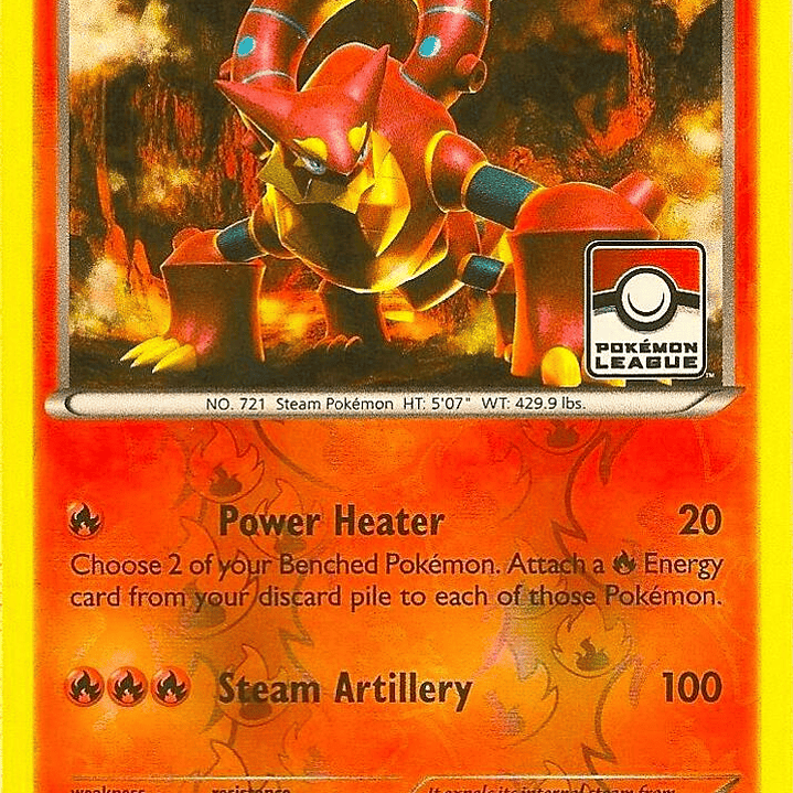 Volcanion - 25/114 - Pokemon League - NM 1