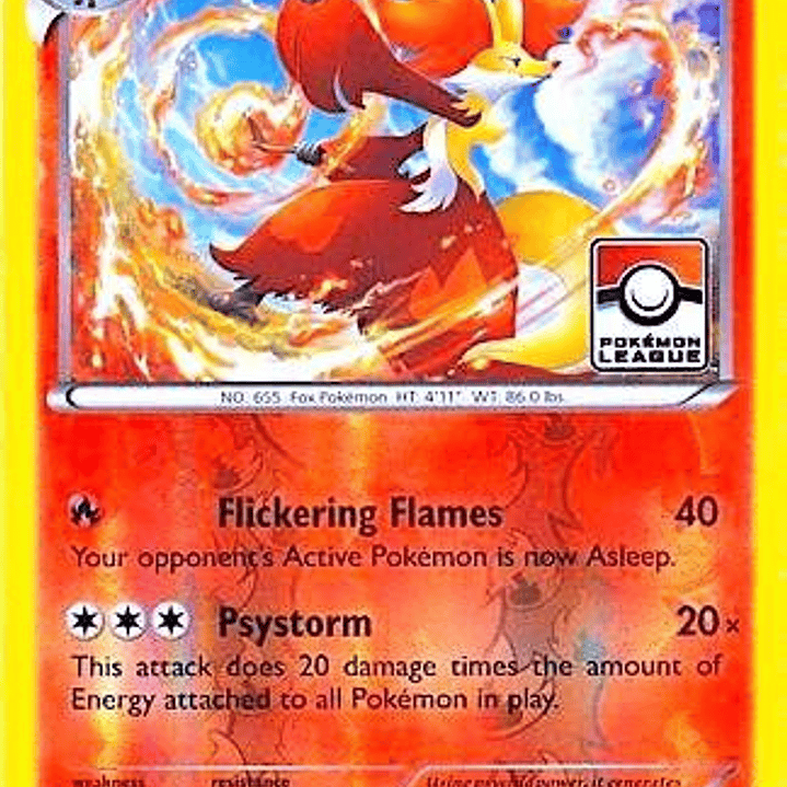 Delphox - 13/124 - Pokemon League - LP 1