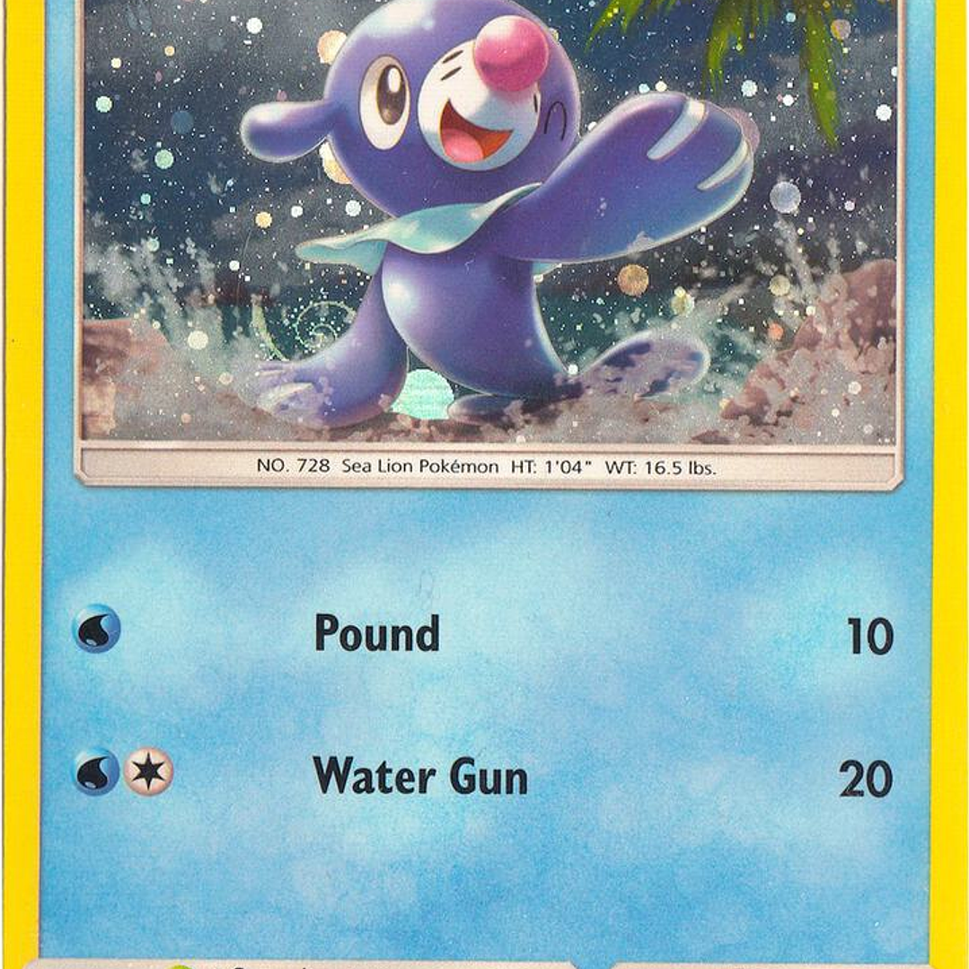 Popplio - 39/149 - Cosmos Holo - LP 1