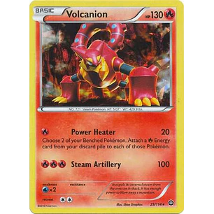 Volcanion - 25/114 - Cracked Ice Holo - NM