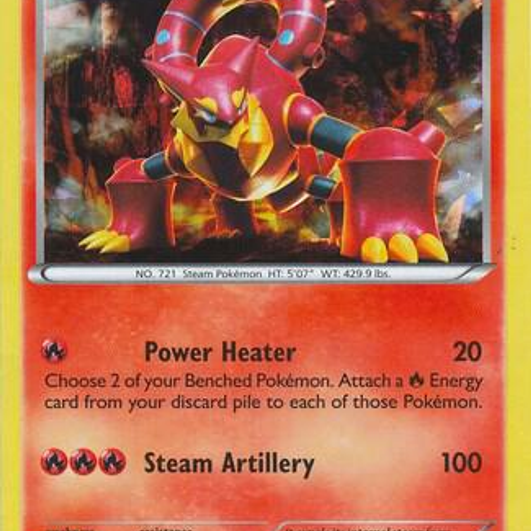 Volcanion - 25/114 - Cracked Ice Holo - NM 1