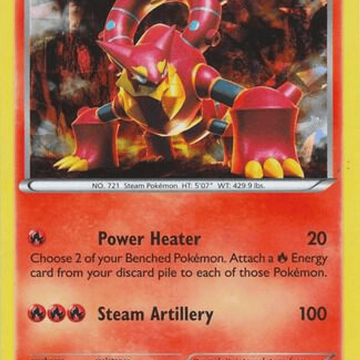 Volcanion - 25/114 - Cracked Ice Holo - NM 1