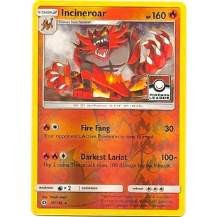Incineroar - 26/149 - Pokemon League - LP