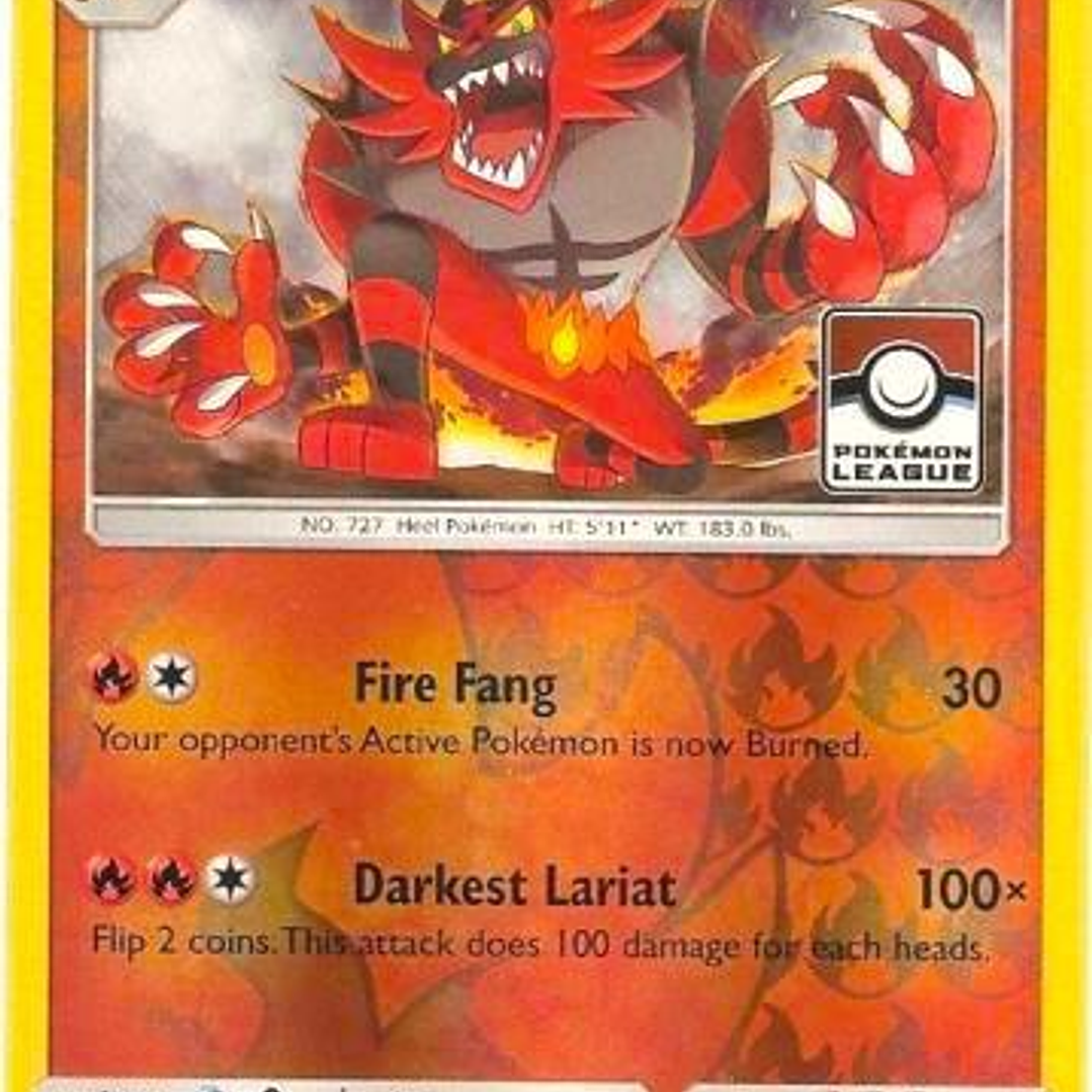 Incineroar - 26/149 - Pokemon League - LP 1