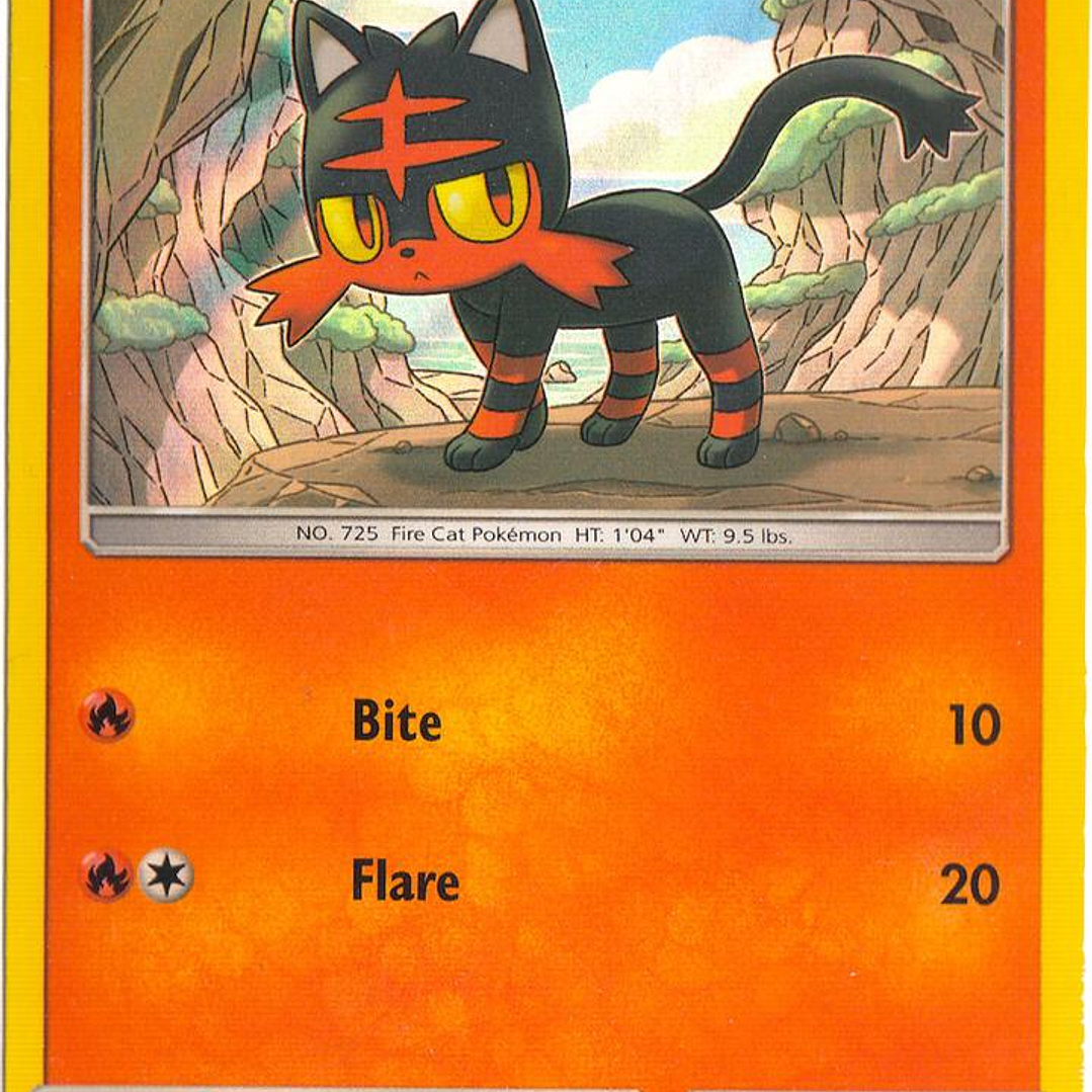 Litten - 24/149 - Water Web Holo - LP 1