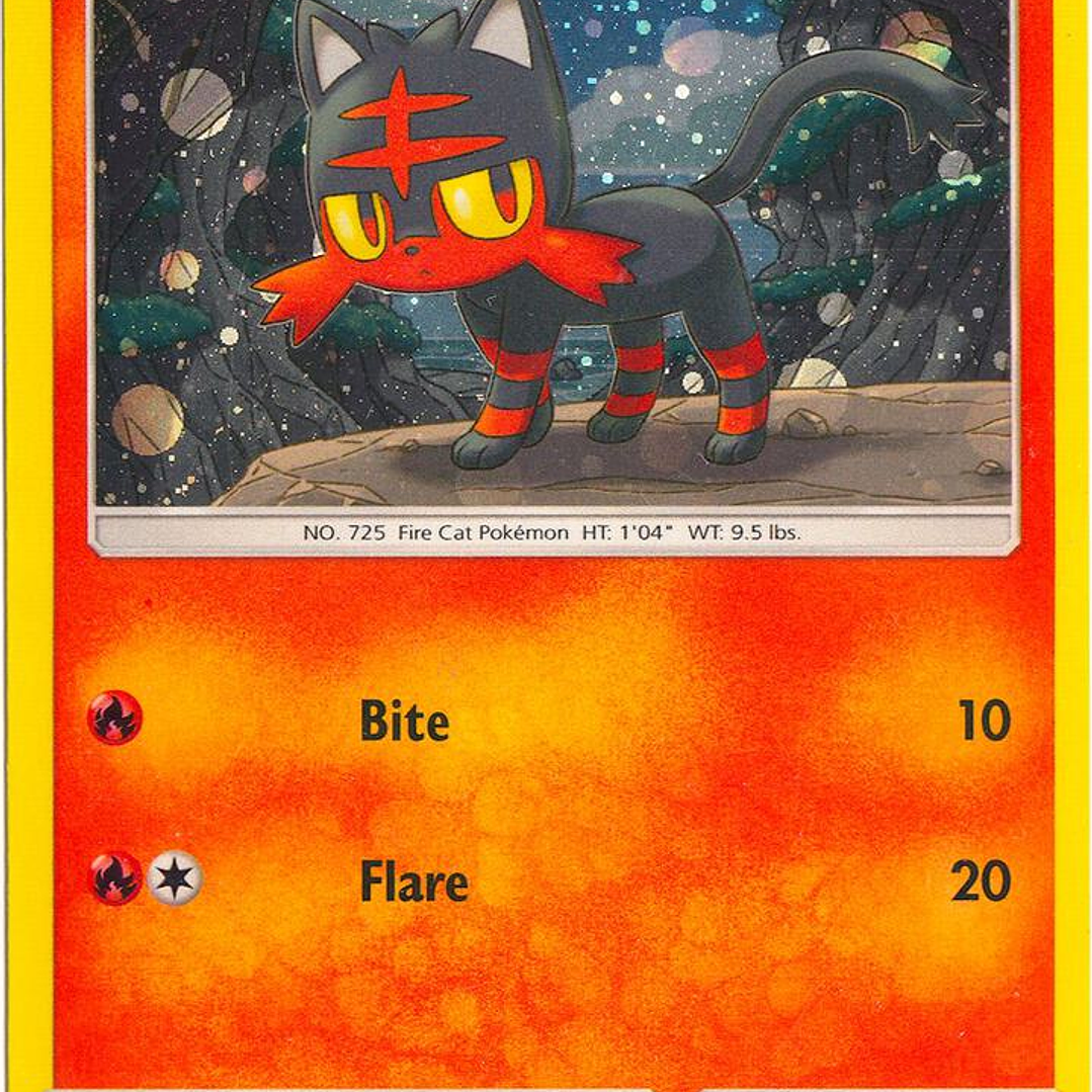 Litten - 24/149 - Cosmos Holo - MP 1