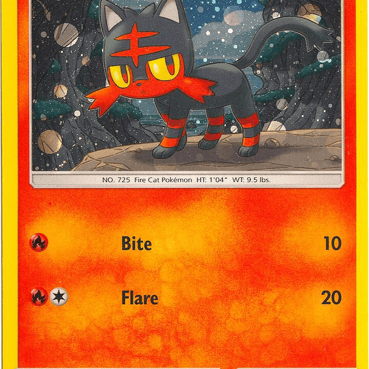Litten - 24/149 - Cosmos Holo - MP 1
