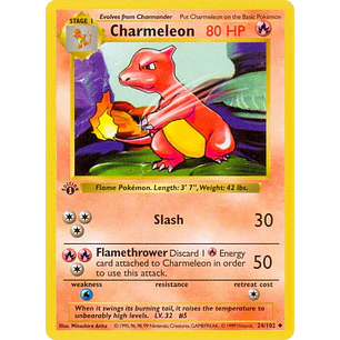 Charmeleon - Base Set (Shadowless) UNLIMITED - LP